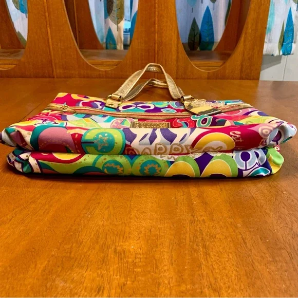 Coach Poppy Limited Edition Pop C Glam Tote Shoulder Bag - Picture 8 of 8